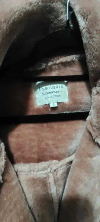 Chaqueta invierno pelo rosa talla S