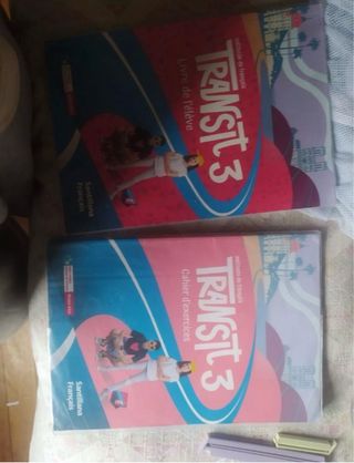 Libro y cuadernillo de frances 3 eso