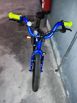 Bici Cannondale 16 Azul Niño