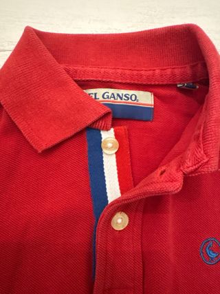 Polo El Ganso Niño Rojo