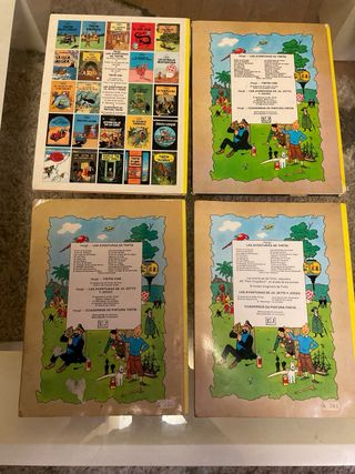 Libros Tintin antiguos, excelentes