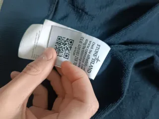 Sudadera Stone Island cremallera azul