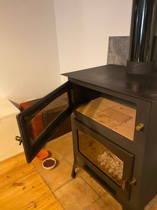 Chimenea leña casi nueva (7 usos)