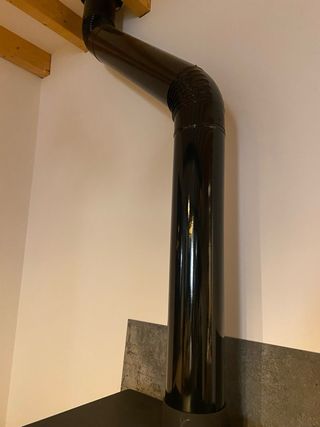 Chimenea leña casi nueva (7 usos)