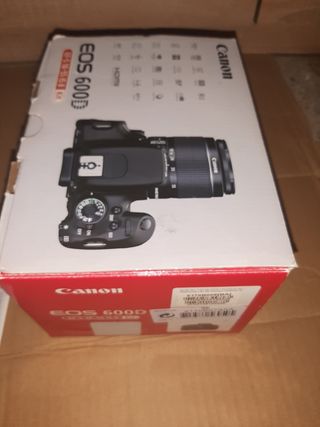 Caja vacía Cámara Canon EOS 600D