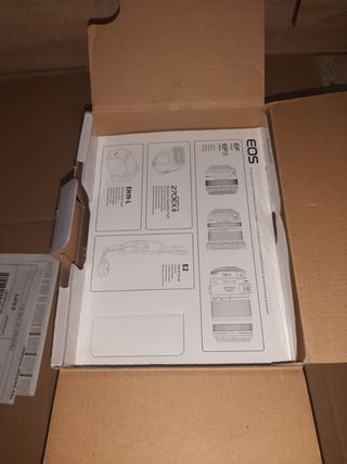 Caja vacía Cámara Canon EOS 600D