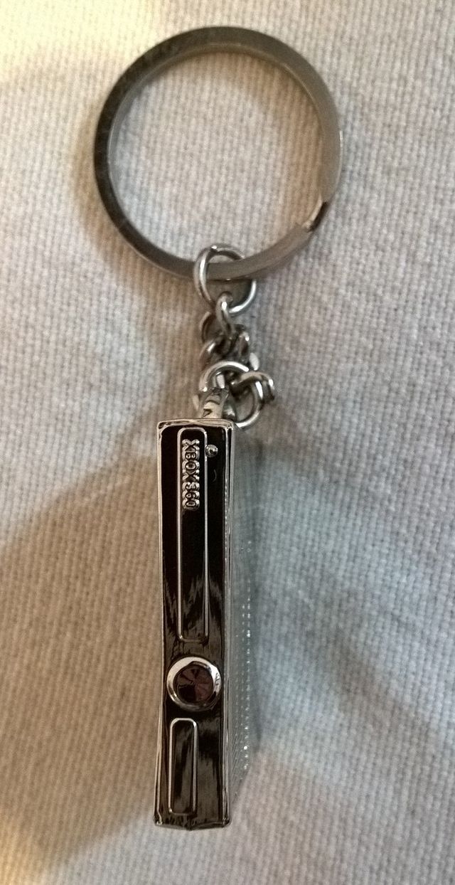 Llavero Xbox 360 Metal Cromado