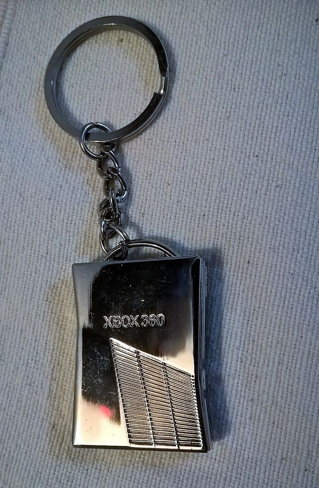 Llavero Xbox 360 Metal Cromado