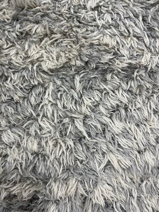 Alfombra grande gris 200x290 cm