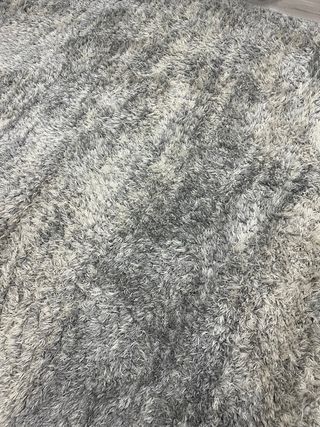 Alfombra grande gris 200x290 cm