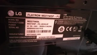 Monitor LG Flatron M227WD 22 Negro