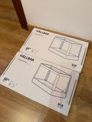 2 x IKEA HÄLLBAR rieles para cubo de basura
