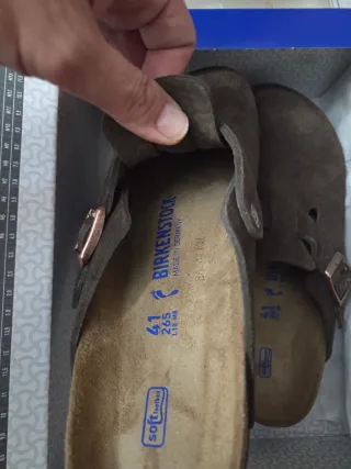 Birkenstock Boston   - Pelle scamosci n.41