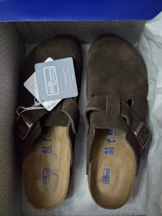 Birkenstock Boston   - Pelle scamosci n.41