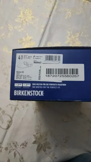 Birkenstock Boston   - Pelle scamosci n.41