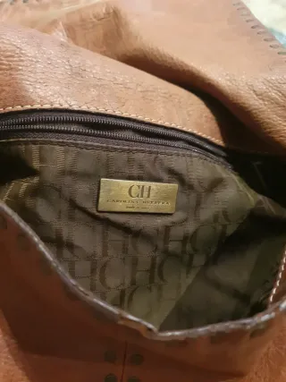 Bolso Carolina Herrera Marrón Piel