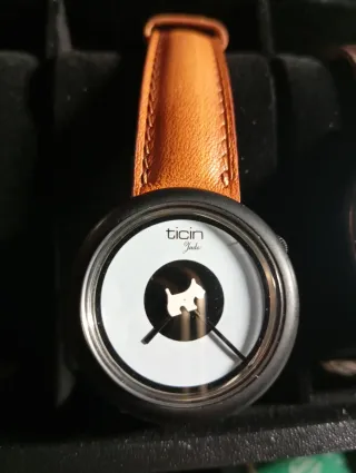 Orologio Ticin con cinturino marrone