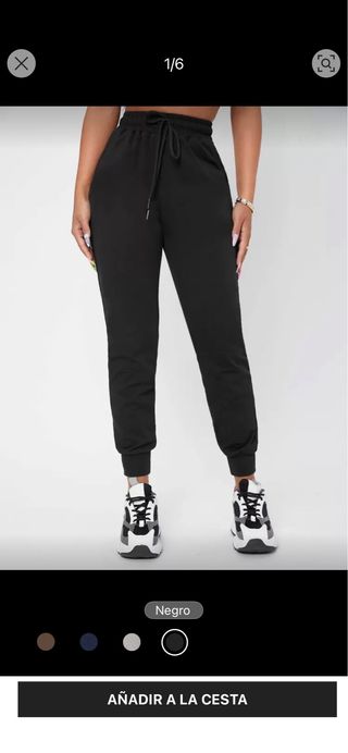 Pantalones de chándal negros