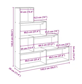 Estantería modular blanca