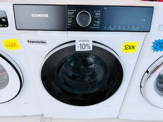 GARANTÍA. EXPOSICIÓLAVADORA SIEMENS 9 KILOS 1400