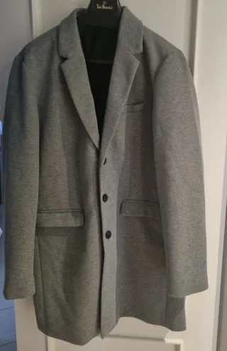 Abrigo Jack Jones gris hombre