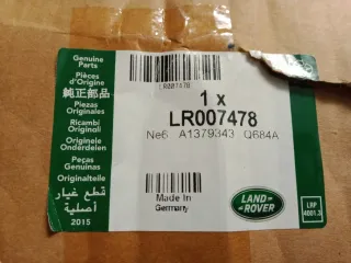 Filtro aria LR007478 Freelander 1 BMW 13712246997