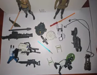 Accesorios y figuras STAR WARS Hasbro.