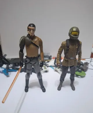 Accesorios y figuras STAR WARS Hasbro.