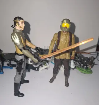 Accesorios y figuras STAR WARS Hasbro.