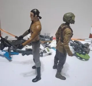 Accesorios y figuras STAR WARS Hasbro.
