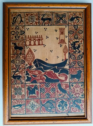 Socarrat grande ( 37x51), enmarcado