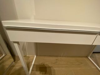 Escritorio / tocador Besta Burs Blanco