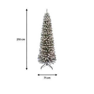 Árbol de Navidad Slim Verde con Base