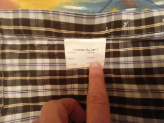 Camisa Thomas Burberry 100% Algodón