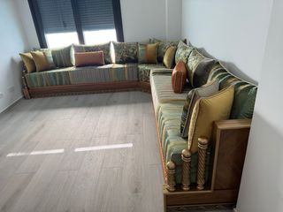Salón Marroquí Dorado y Turquesa
