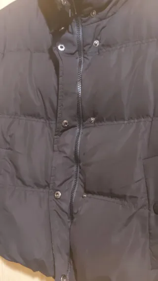 Cazadora acolchada negra