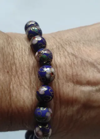 Collares pulsera y pendientes plata y perlas