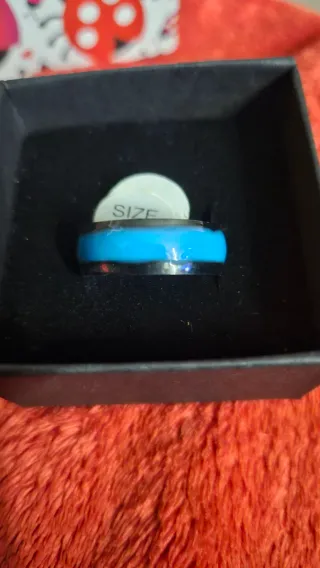 Anillo Acero Color Dorado y Plateado