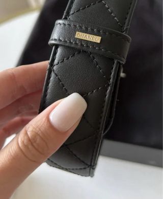 Cinturón Chanel Negro Vintage