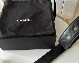 Cinturón Chanel Negro Vintage