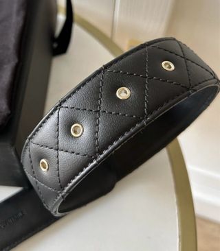 Cinturón Chanel Negro Vintage