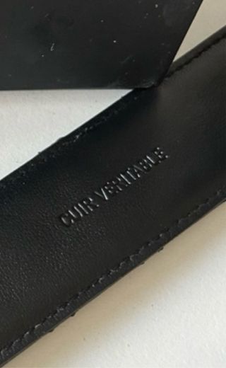 Cinturón Chanel Negro Vintage