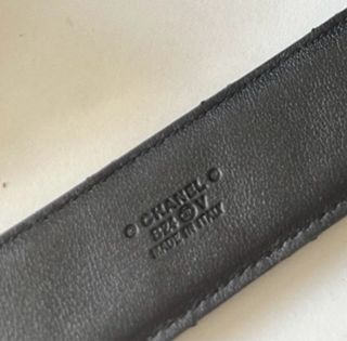 Cinturón Chanel Negro Vintage