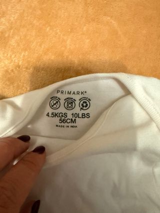 Lote de 5 bodys 56 cm