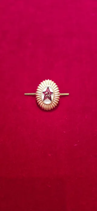 Insignia Pin Soviético Estrella Roja Martillo Hoz