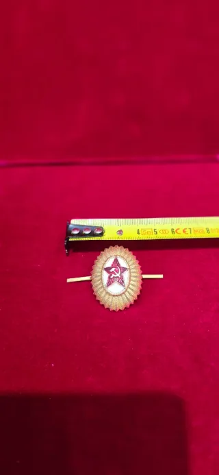 Insignia Pin Soviético Estrella Roja Martillo Hoz