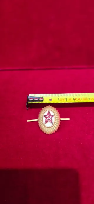 Insignia Pin Soviético Estrella Roja Martillo Hoz