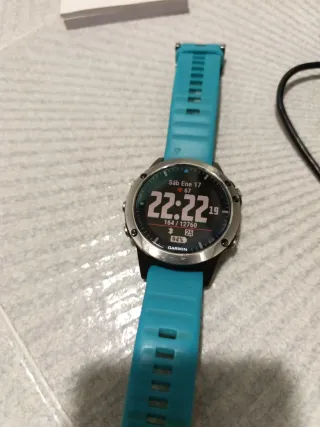 Reloj náutico Garmin Quatix 5 Azul/Plata