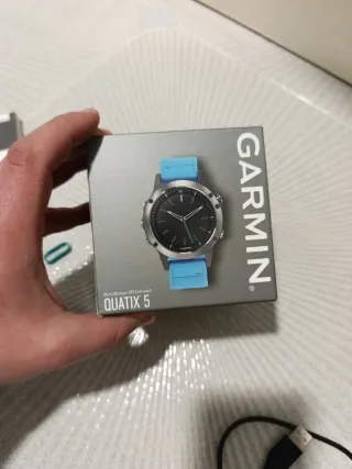 Reloj náutico Garmin Quatix 5 Azul/Plata