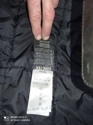 Chaqueta Ternua Negra Gore tex L hombre